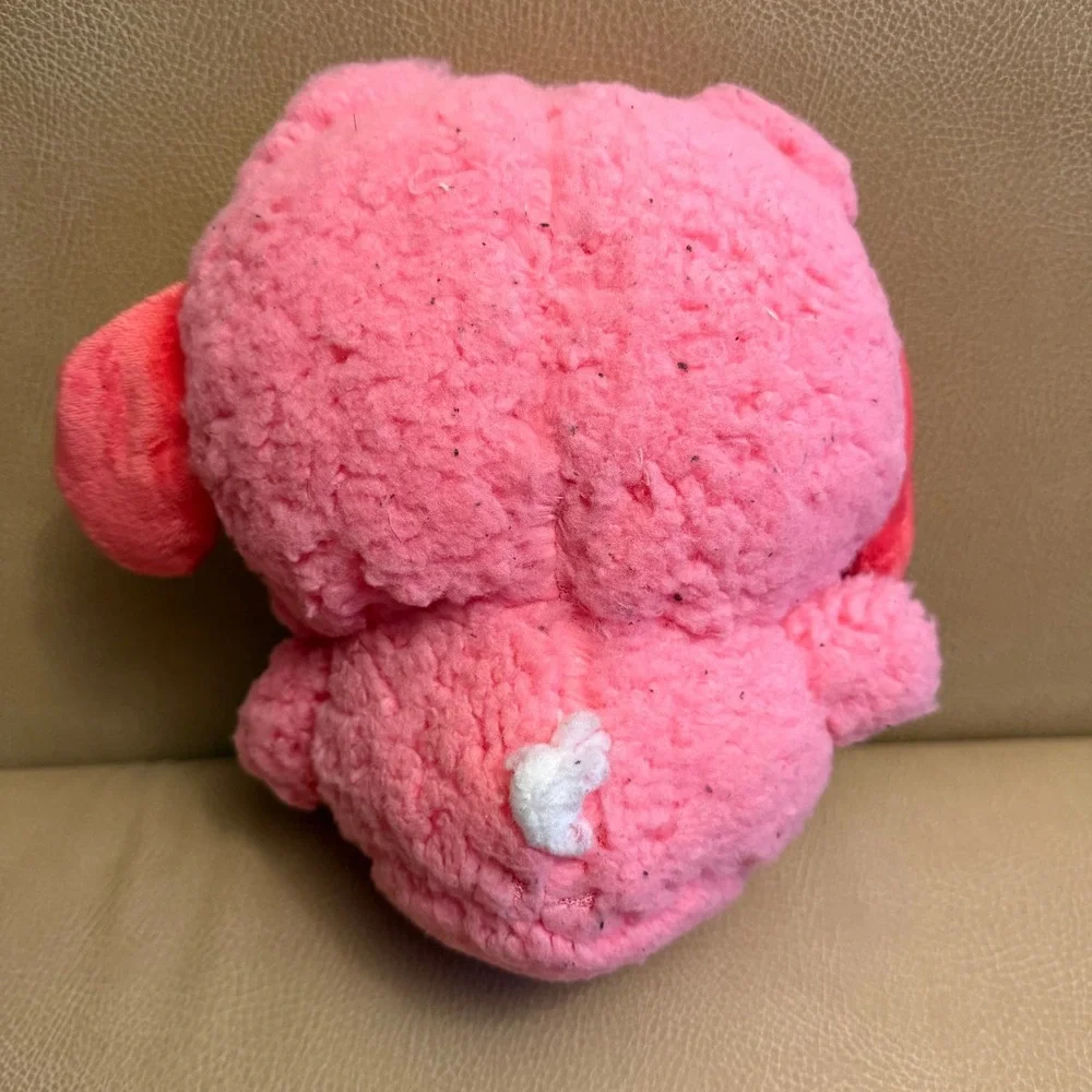 Sanrio My Melody Pink Bear Costume Sherpa Plush 7 Inch Satin Bow - Picture 8 of 10